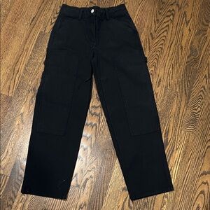 Aritzia Wilfred Modern Black Cargo pants